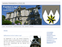 Tablet Screenshot of franken-loge.de